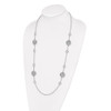 Lex & Lu Sterling Silver w/Rhodium Filigree Necklace LALQLF1033-32 - 3 - Lex & Lu