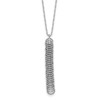 Lex & Lu Sterling Silver Polished Fancy Necklace LAL150906 - Lex & Lu