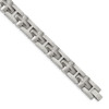 Lex & Lu Chisel Stainless Steel Brushed/Polished 8.5'' Bracelet - Lex & Lu