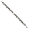 Lex & Lu Chisel Stainless Steel Brushed and Polished 8.25'' Bracelet - 2 - Lex & Lu