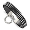 Lex & Lu Chisel Stainless Steel Bracelet7.25'' - 4 - Lex & Lu