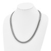 Lex & Lu Chisel Stainless Steel Polished 24'' Curb Chain Necklace LAL151647 - 4 - Lex & Lu