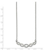 Lex & Lu Chisel Stainless Steel Polished Necklace 16.5'' LALSRN2565-16.5 - 2 - Lex & Lu