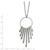 Lex & Lu Chisel Stainless Steel Polished 20'' Necklace - 3 - Lex & Lu