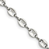 Lex & Lu Chisel Stainless Steel Polished Fancy Link Chain Necklace LAL151861 - Lex & Lu