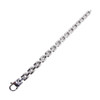 Lex & Lu Men's Stainless Steel Woven Link 8.5" Bracelet-2-Lex & Lu