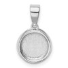 Lex & Lu Sterling Silver Synthetic Opal Polished Round Pendant - 4 - Lex & Lu