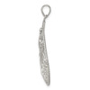 Lex & Lu Sterling Silver Polished D/C Pendant - 2 - Lex & Lu