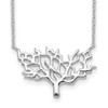 Lex & Lu Sterling Silver Tree Necklace 16'' - Lex & Lu