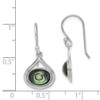 Lex & Lu Sterling Silver w/Rhodium Alabone Shepherd Hook Earrings - 4 - Lex & Lu