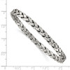 Lex & Lu Sterling Silver Antiqued 5.25mm Slip-on Bangle - 3 - Lex & Lu