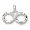 Lex & Lu Sterling Silver Polisedh Infinity Symbol Pendant - Lex & Lu