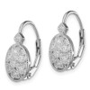 Lex & Lu Sterling Silver Polished CZ Leverback Earrings - 2 - Lex & Lu