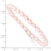 Lex & Lu Pink 4-4.5mm Freshwater Cultured Pearl Stretch Bracelet - 2 - Lex & Lu