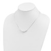 Lex & Lu Sterling Silver Fancy Chain w/Large Filigree Beads Necklace 18'' - 4 - Lex & Lu