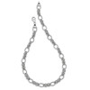 Lex & Lu Sterling Silver Polished & Textured Rhodium-plated Necklace 18'' - 2 - Lex & Lu