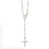 Lex & Lu Sterling Silver Crucifix Necklace 24'' LALQH5124-24 - 5 - Lex & Lu