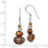 Lex & Lu Sterling Silver FWC Pearl, Crystal and Quartz Earrings - 4 - Lex & Lu