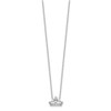 Lex & Lu Sterling Silver CZ Crown Necklace 16'' - 2 - Lex & Lu Lex & Lu Sterling Silver CZ Crown Necklace 16'' - 2 - Lex & Lu