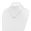 Lex & Lu Sterling Silver Pearl Necklace 16.5'' - 4 - Lex & Lu