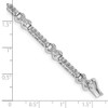 Lex & Lu 14k White Gold Diamond Fancy Bracelet LAL690 - 3 - Lex & Lu