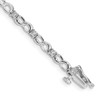 Lex & Lu 14k White Gold Diamond Figure 8 Bracelet LAL701 - Lex & Lu