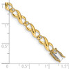 Lex & Lu 14k Yellow Gold Diamond Bracelet LAL705 - 3 - Lex & Lu