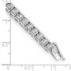 Lex & Lu 14k White Gold Diamond Tennis Bracelet LAL762 - 3 - Lex & Lu