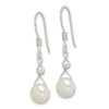 Lex & Lu Sterling Silver Freshwater Cultured Pearl Dangle Earrings LAL21871 - 2 - Lex & Lu