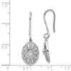 Lex & Lu 14k White Gold Diamond Vintage Earrings LAL1086 - 4 - Lex & Lu