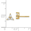 Lex & Lu 14k Yellow Gold Diamond Earrings LAL1382 - 2 - Lex & Lu