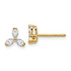 Lex & Lu 14k Yellow Gold Diamond Earrings LAL1386 - Lex & Lu