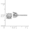 Lex & Lu 14k White Gold Diamond Earrings LAL1912 - 4 - Lex & Lu