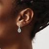 Lex & Lu 14k White Gold Diamond Post Earrings LAL2013 - 3 - Lex & Lu