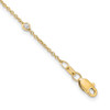 Lex & Lu 14k Yellow Gold Diamond Rolo Necklace LAL2622 - 2 - Lex & Lu