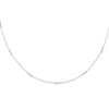 Lex & Lu 14k White Gold Diamond Multi Station Necklace LAL2688 - 2 - Lex & Lu