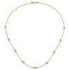 Lex & Lu 14k Yellow Gold Diamond Multi Station Necklace LAL2693 - 5 - Lex & Lu