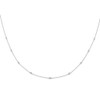 Lex & Lu 14k White Gold Diamond Multi Station Necklace LAL2694 - 2 - Lex & Lu