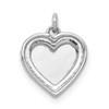 Lex & Lu 14k White Gold Diamond Fancy Heart Pendant LAL3078 - 3 - Lex & Lu