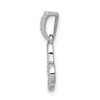 Lex & Lu 14k White Gold Diamond Pendant LAL3296 - 2 - Lex & Lu