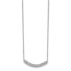 Lex & Lu 14k White Gold Diamond Necklace LAL3399 - 2 - Lex & Lu