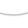 Lex & Lu Sterling Silver Solid Polished NecklaceWire Necklace 18'' LAL22080 - Lex & Lu
