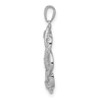 Lex & Lu 14k White Gold Diamond Pendant LAL3489 - 2 - Lex & Lu