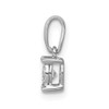 Lex & Lu 14k White Gold Diamond Pendant LAL3512 - 2 - Lex & Lu