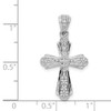 Lex & Lu 14k White Gold Diamond Cross Pendant LAL3983 - 4 - Lex & Lu