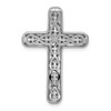 Lex & Lu 14k White Gold Diamond Latin Cross Pendant LAL4001 - 3 - Lex & Lu