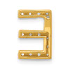 Lex & Lu 14k Yellow Gold Diamond Initial E Charm - 3 - Lex & Lu