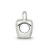 Lex & Lu Sterling Silver Reflections Heart Lock Bead - 2 - Lex & Lu