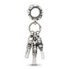 Lex & Lu Sterling Silver Reflections Three Keys Dangle Bead - 2 - Lex & Lu