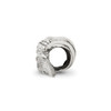 Lex & Lu Sterling Silver Reflections Snail Bead - 2 - Lex & Lu